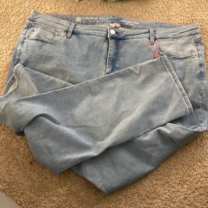 NWT 3X Laurie Felt Knit Clean Jean - Slim Leg